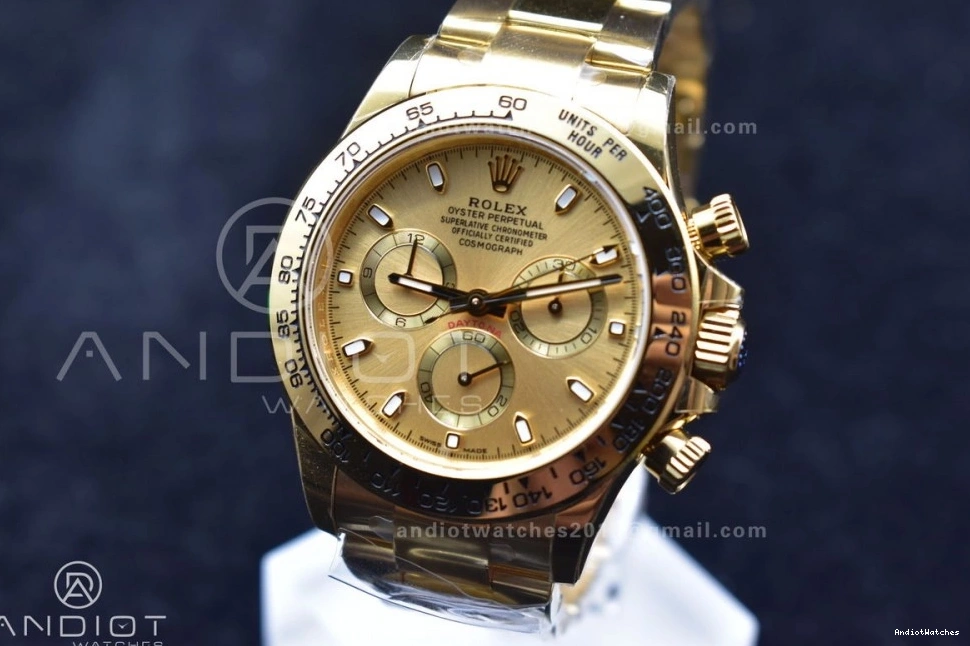 Bracelet on 116508 747 SA Durable YG Edition Dial YG Best Daytona 1:1 BTF 1210